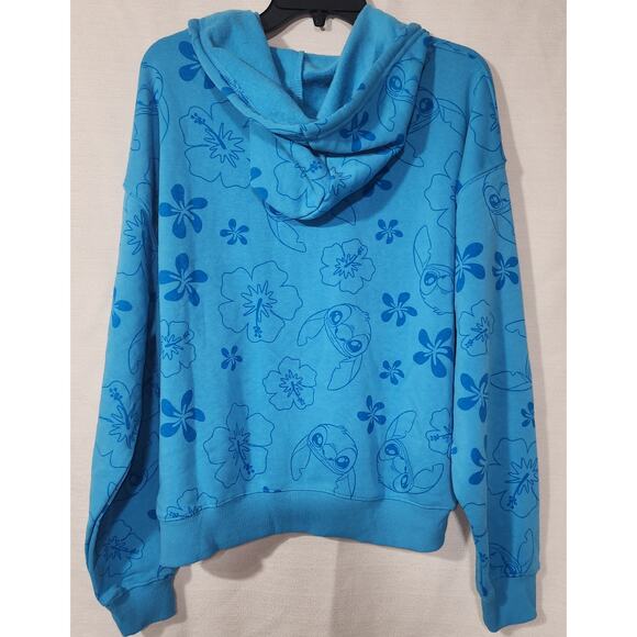 Disney stitch women's blue XL hoodie - Picture 5 of 6